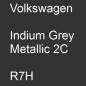 Preview: Volkswagen, Indium Grey Metallic 2C, R7H.